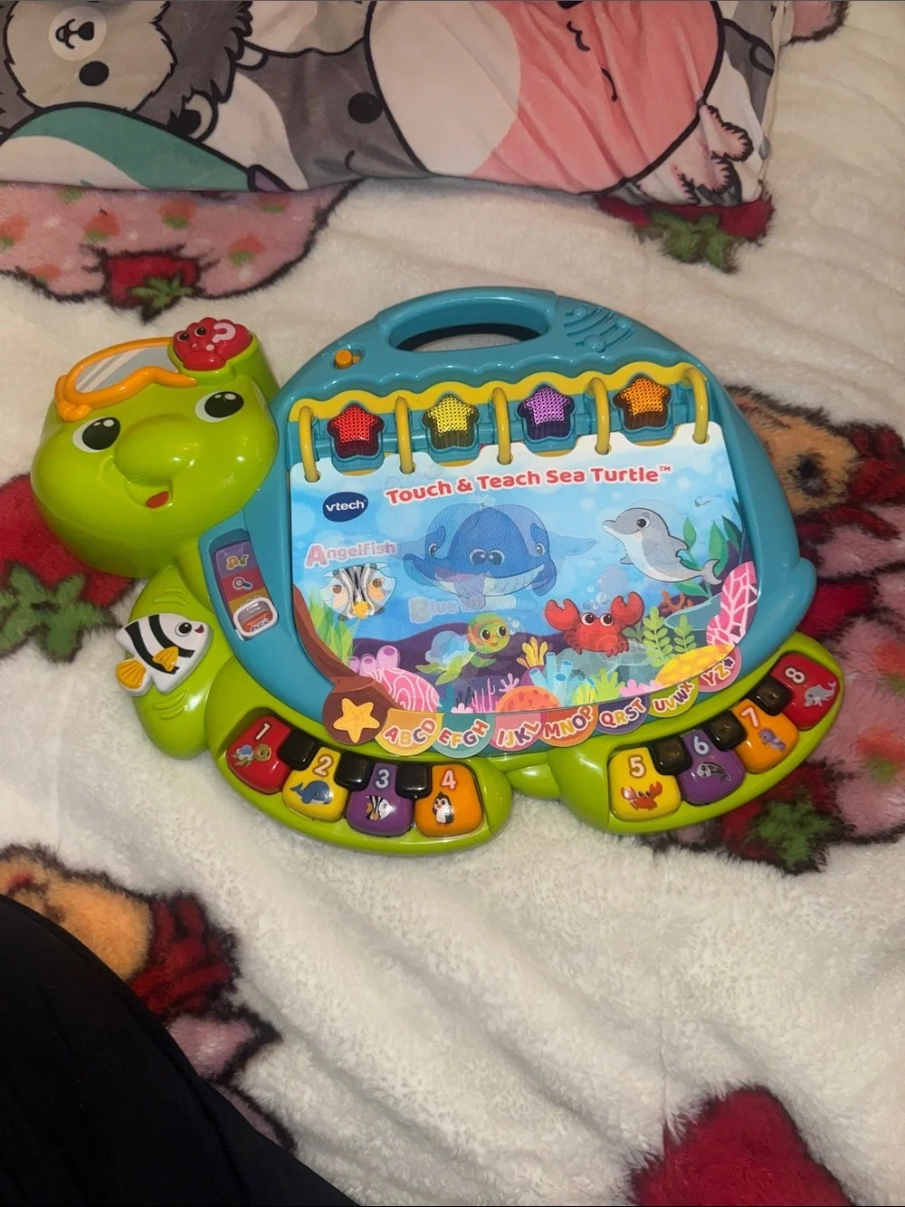 VTech Touch & Teach Sea Turtle Learning Toy - Blue & Green